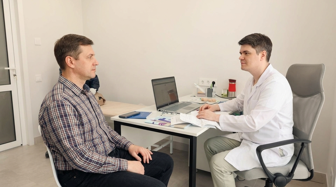 Мужское здоровье: урологический чекап с ПСА (простат-специфическим антигеном)